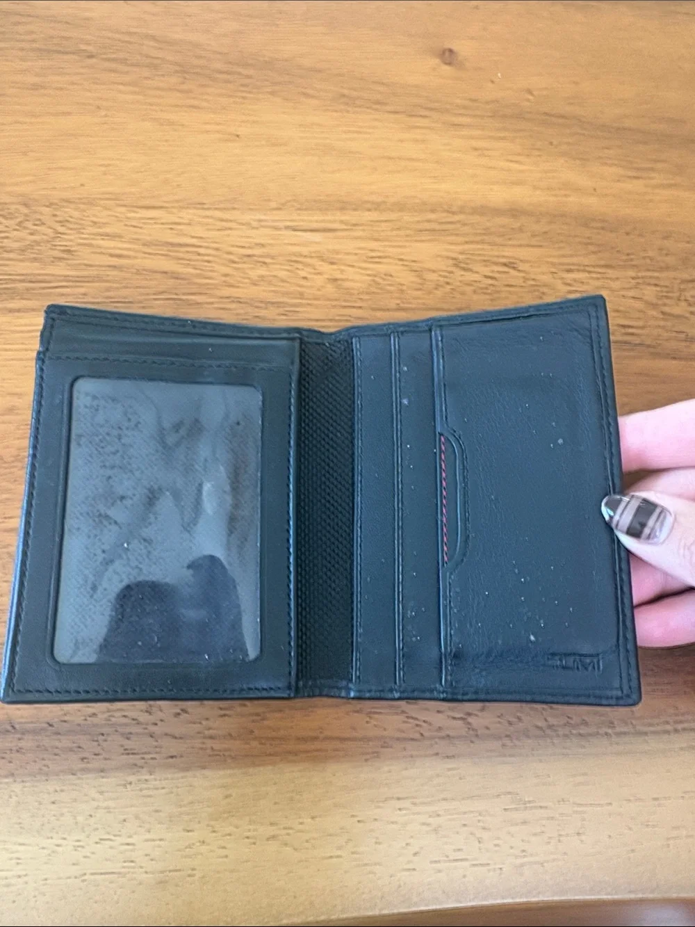 Tumi Black Leather Wallet